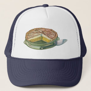 Casquette Nourriture vintage, dessert de tarte au citron mer