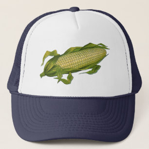 Casquette Nourriture vintage, Légumes sains, Maïs sur la cui