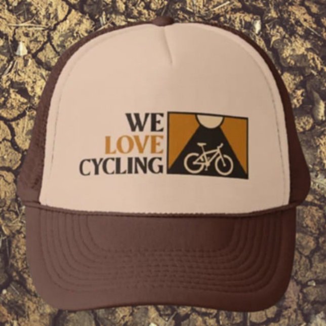 Casquette Nous aimons le cyclisme (Créateur téléchargé)