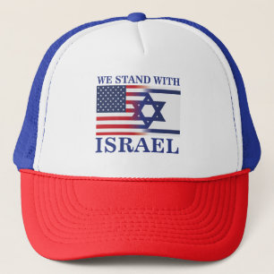 Casquette Nous, Américains, avec le drapeau d'Israël