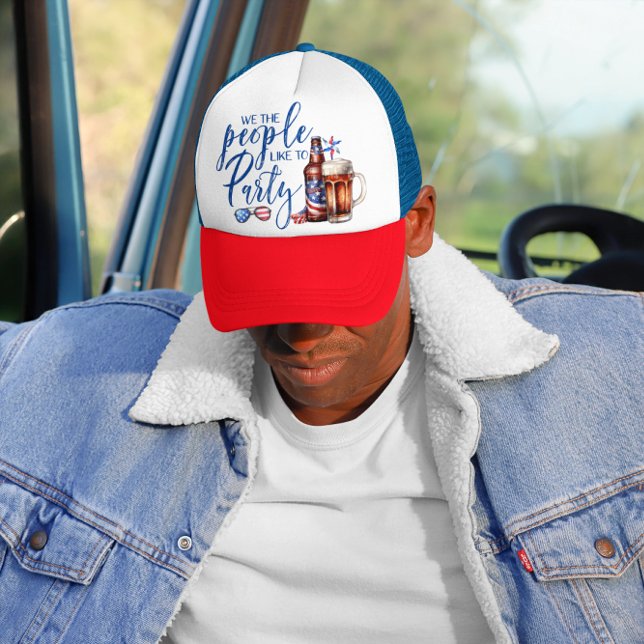 Casquette Nous, le Peuple, Aimons Faire la Fête | Fête du Qu (Créateur téléchargé)