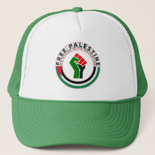 Casquette Nous sommes avec la Palestine, Palestine libre,