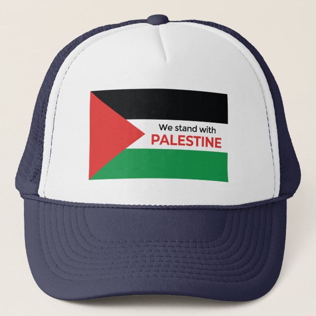 Casquette Nous sommes avec Palestine Trucker Hat (Devant)