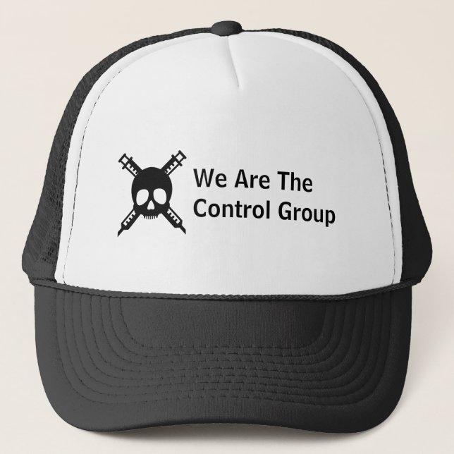 Casquette Nous Sommes Le Groupe De Contrôle (Devant)