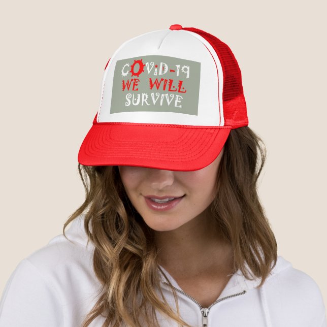 Casquette Nous survivrons à COVID-19 - Force et résilience (En situation)
