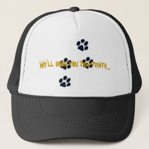 Casquette Nous vous montrerons des empreintes de pattes…