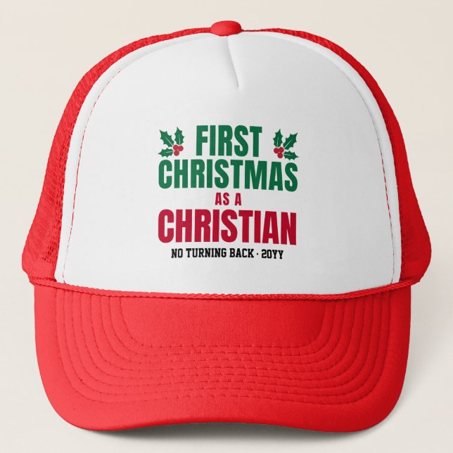 CASQUETTE NOUVEAU CHRÉTIEN PREMIER NOËL ENFANTS (Devant)