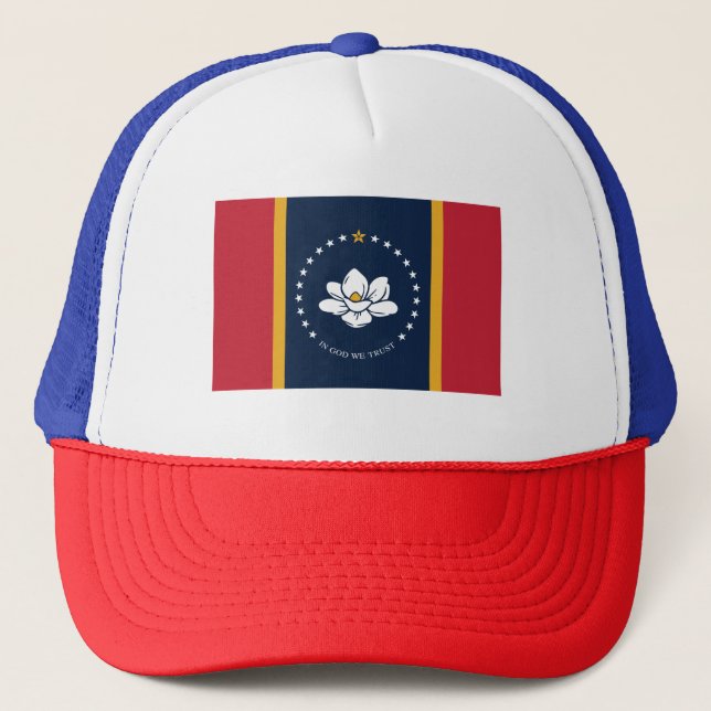 Casquette Nouveau drapeau du Mississippi (Devant)