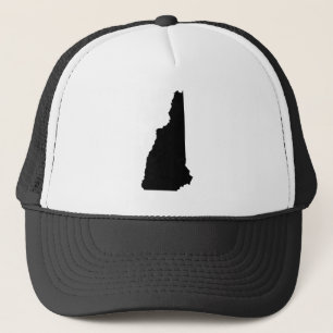 Casquette Nouveau Hampshire noir et blanc