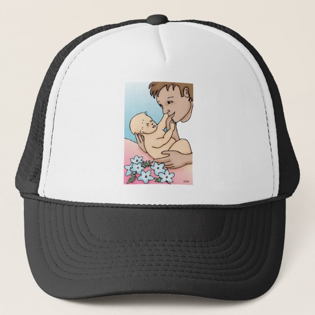Casquette Nouveau papa et bébé (Devant)