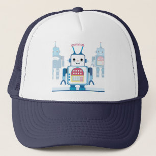 Casquette Nouveautés bleues fraîches de cadeaux de robot