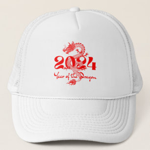 Casquette Nouvel An chinois 2024 Année du Dragon