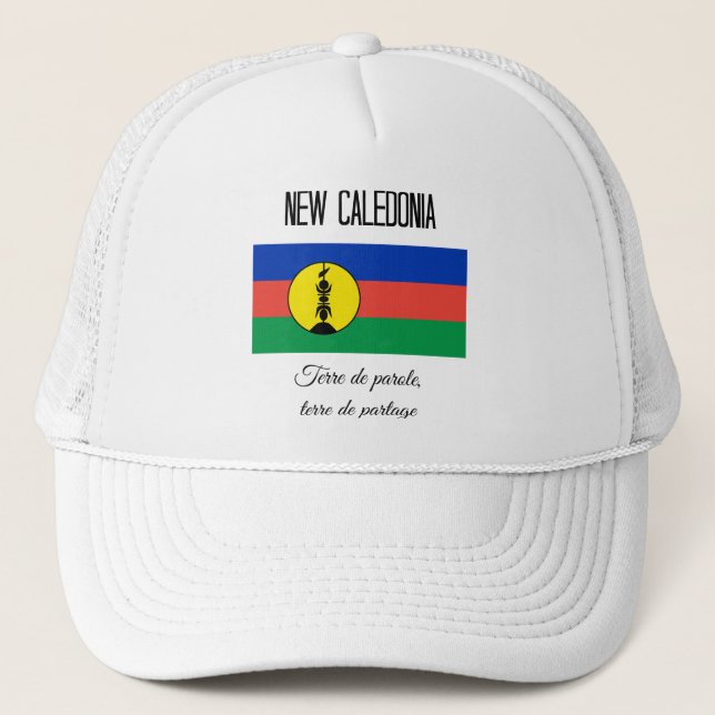 Casquette Nouvelle-Calédonie, drapeau et devise (Devant)