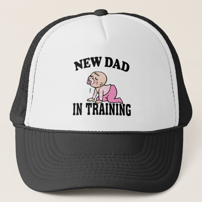 Casquette Nouvelle fille papa (Devant)