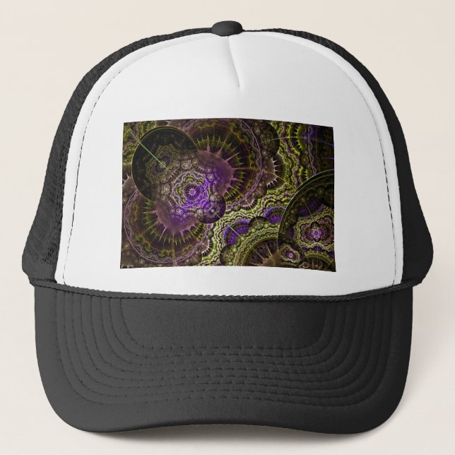 Casquette Nouvelle impression en acrylique d'art Abstrait (Devant)
