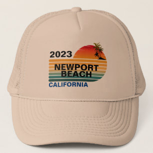CASQUETTE NOUVELLE VAGUE RÉTRO SUR MESURE NEWPORT BEACH CALI