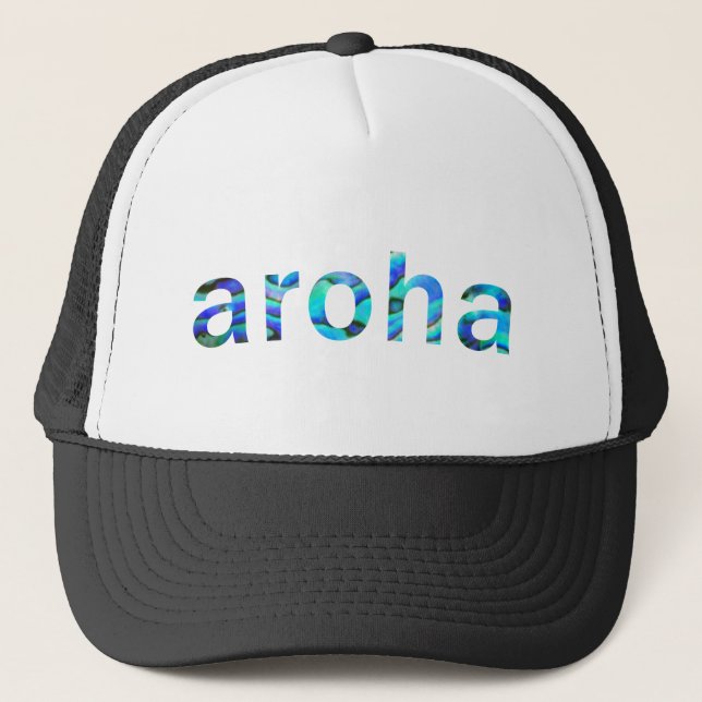 CASQUETTE NOUVELLE-ZÉLANDE AROHA LOVE PAUA (Devant)