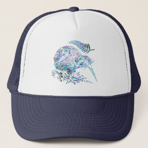 CASQUETTE NOUVELLE-ZÉLANDE KIWI ET FERN PAUA TRUCKER HAT