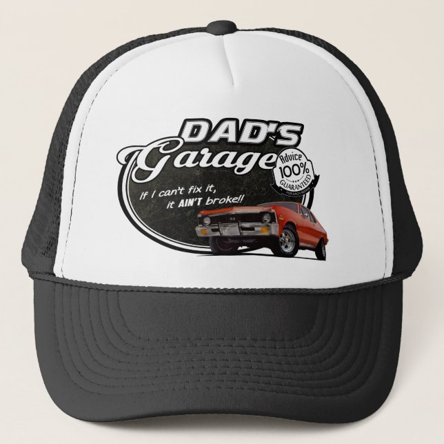 Casquette Nova du garage du papa (Devant)
