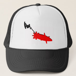 Casquette Nuages de rouge de Wakeboard