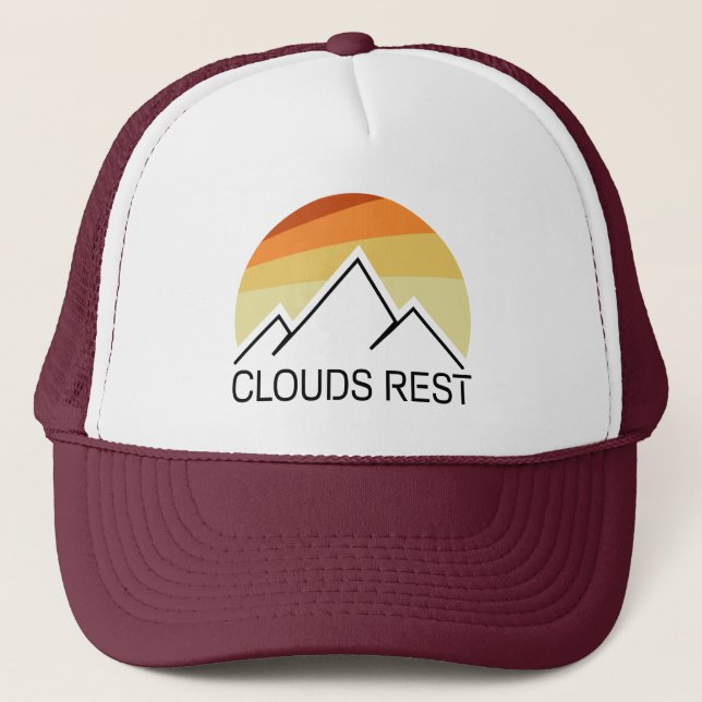 Casquette Nuages Rest Mountain Yosemite Retro (Devant)