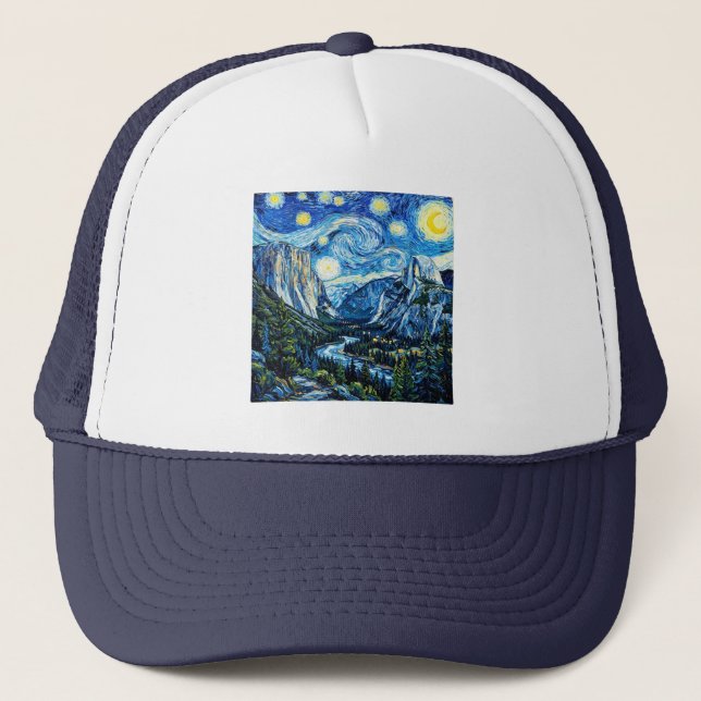 Casquette Nuit étoilée Parc national de Yosemite (Devant)