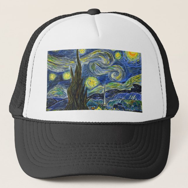 Casquette Nuit étoilée, Van Gogh (Devant)