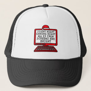 Casquette Nuit silencieuse de jeu, écrans lumineux tout calm