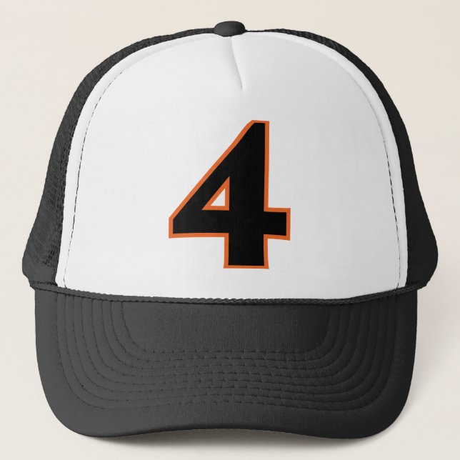 Casquette Numéro "4" (Devant)