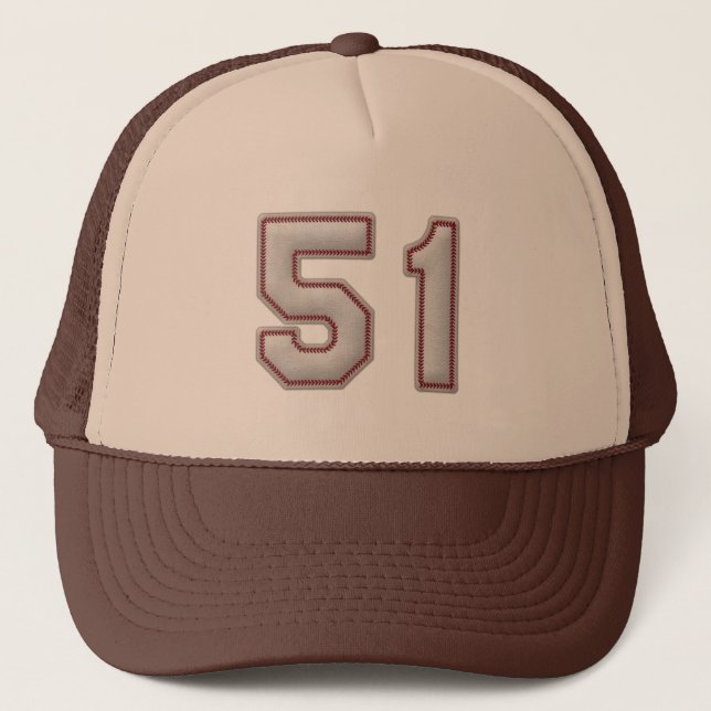 Casquette Numéro 51 avec le regard frais de points de (Devant)