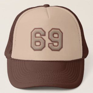 Casquette Numéro 69 avec le regard frais de points de