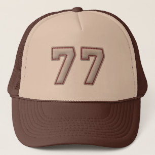 Casquette Numéro 77 avec le regard frais de points de