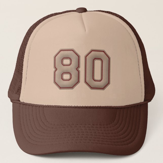 Casquette Numéro 80 avec le regard frais de points de (Devant)