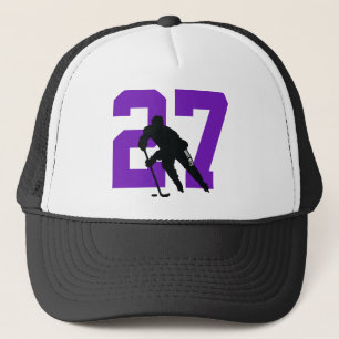 Casquette Numéro du joueur de hockey personnalisé Chapeau de