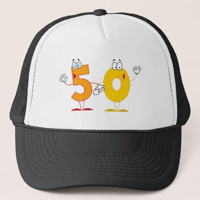 Casquette Numéro heureux 50 (Devant)