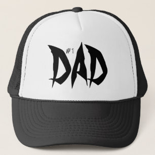 Casquette Numéro Un Papa Cool noir et blanc