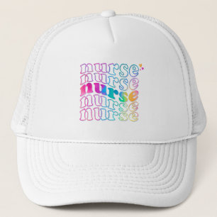 Casquette "Nurse" en Elegant Rainbow Colors