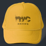 Casquette Nyc Bronx Texte New York Modèle tendance<br><div class="desc">Nyc Bronx Texte New York Modèle Trendy Distressed Texte Trendy Trucker Hat.</div>