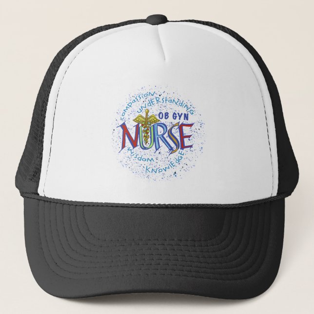 Casquette Ob Gyn Nurse Moto (Devant)