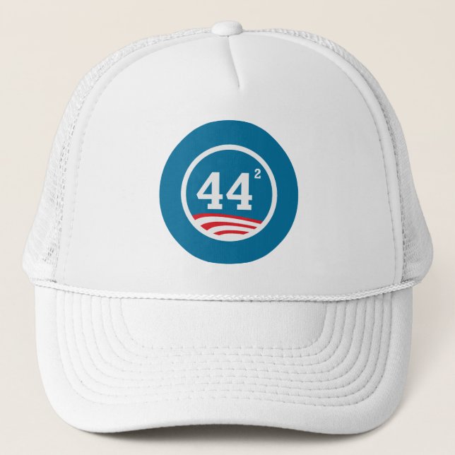 Casquette Obama - 44 carrés (Devant)
