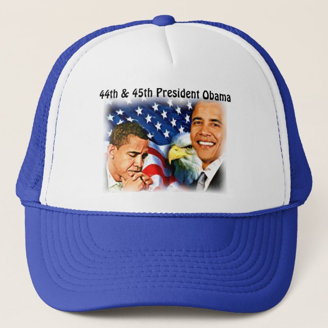 Casquette Obama-44ème et 45ème président des Etats-Unis_ (Devant)