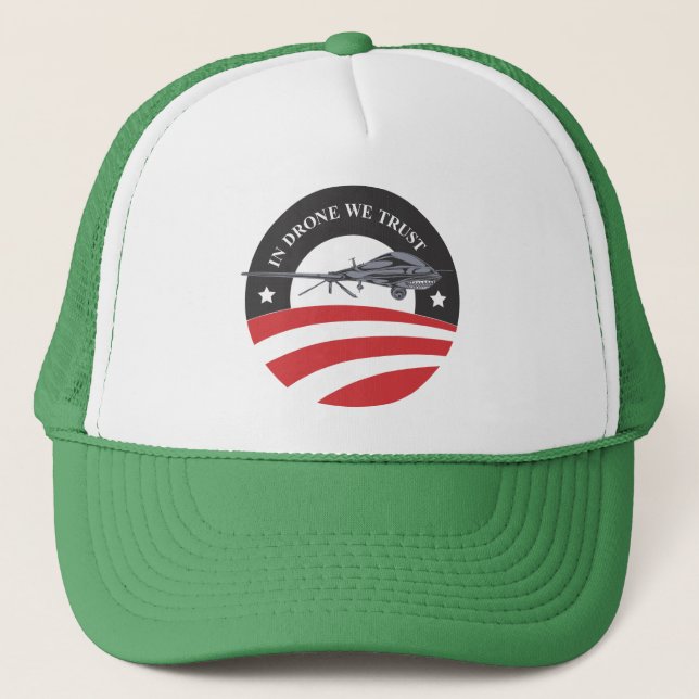 Casquette Obama-Dans le bourdon nous faisons confiance au (Devant)