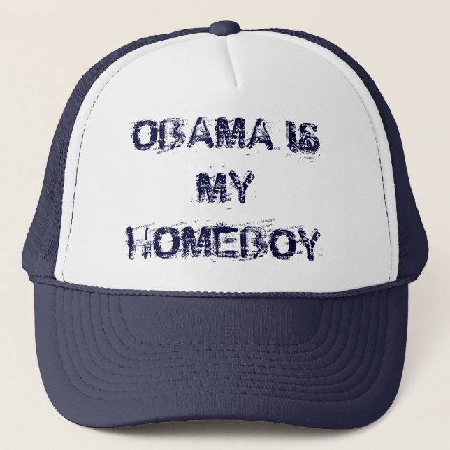 CASQUETTE OBAMA EST MON HOMEBOY (Devant)