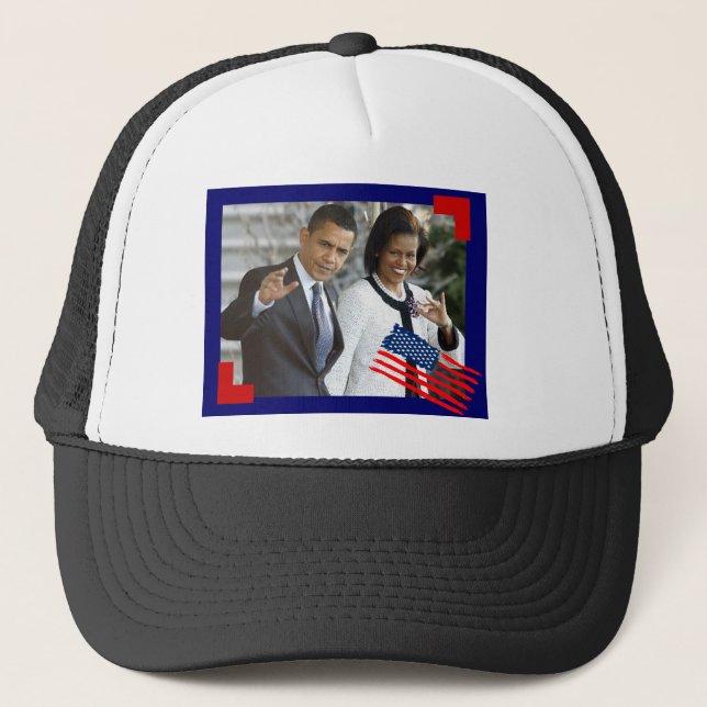 Casquette obama et première dame (Devant)