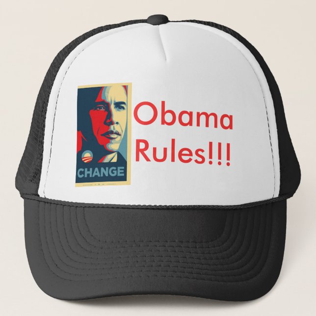 Casquette Obama, règles d'Obama ! ! ! (Devant)