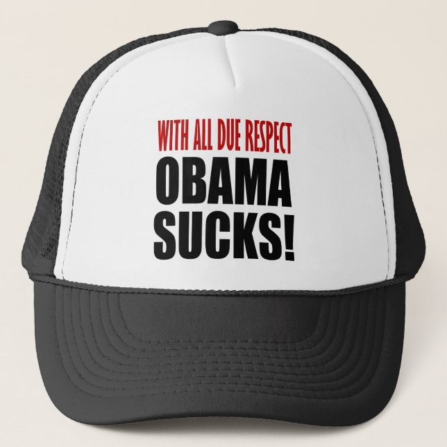 Casquette Obama suce (Devant)