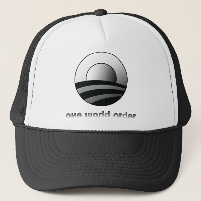 Casquette Obama un ordre mondial (Devant)