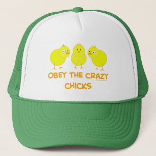 Casquette Obéissez les poussins fous