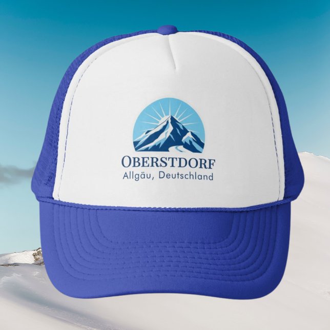 Casquette Oberstdorf im Allgäu Allemagne Germany ski Chapeau (Créateur téléchargé)