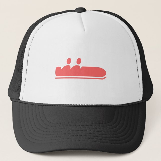 Casquette Obsédée - rose tropicale (Devant)